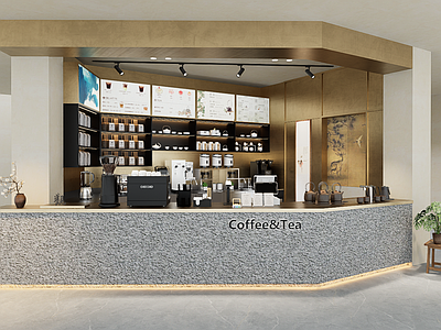 现代奶茶店 奶茶店 现代咖啡店
