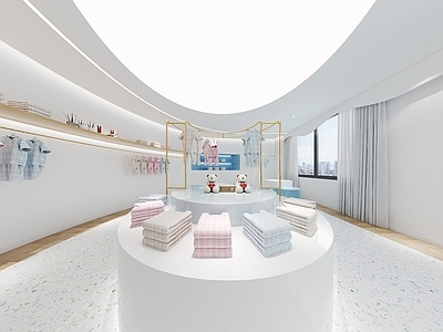 现代服装店 儿童店 宝宝衣服店 熊 女装店