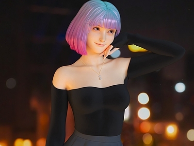 女人 女人 美女 可爱女人 夜景女人 人物