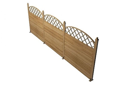 现代其他景观小品 栏杆