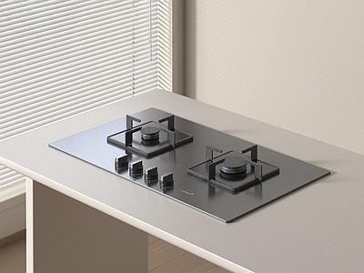 灶台 厨房用品 现代燃气灶 灶具