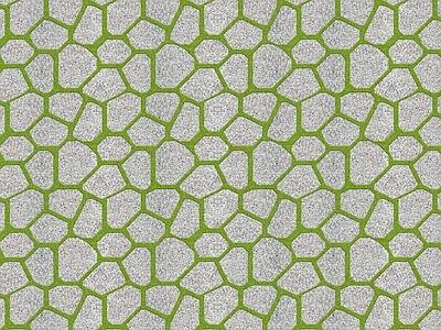 现代植草砖 地砖 户外地面