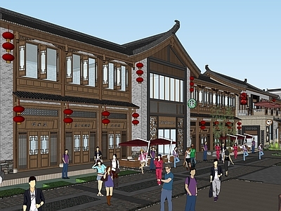 新中式其他商业建筑 商业