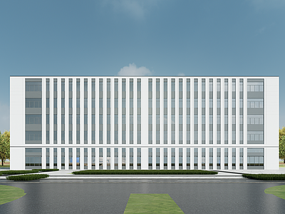 现代厂房 现代厂房 现代工业厂房 多层厂房 厂房建筑 现代简约厂房