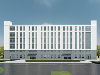 现代厂房 厂房建筑 现代厂房 现代工业厂房 多层厂房 现代简约厂房