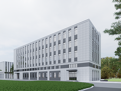 现代厂房 现代厂房 现代工业厂房 多层厂房 厂房建筑 现代简约厂房