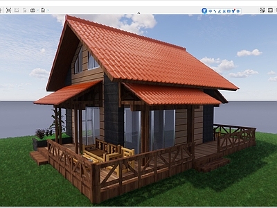现代木屋 木屋 住宅 别墅 建筑