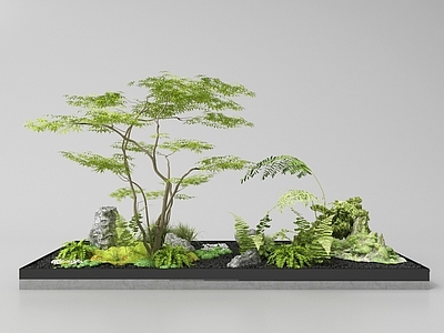 现代庭院小品 现代庭院小品 景观树 户外