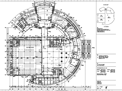 现代图书馆建筑 图书馆建施图 施工图