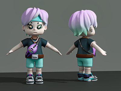 现代摆件组合 男孩手办 盲盒 雕塑摆件 电视柜摆件 餐边柜摆件