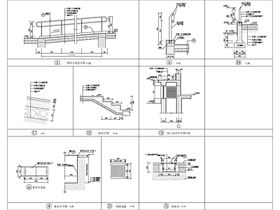 建筑综合节点 建筑节点详图 施工图