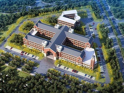 简欧办公楼 多层办公楼 简欧办公楼建筑