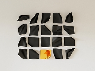 现代挂件 艺术挂件 艺术装置 墙饰 立体画
