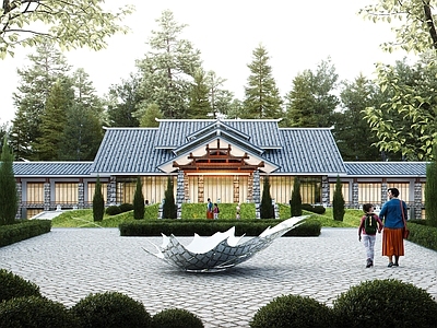 新中式古建 新中式建筑