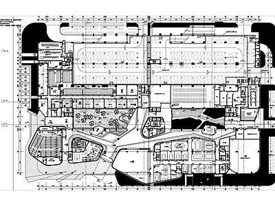 现代产业园建筑 科技研究大楼建筑 施工图