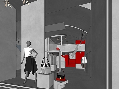 现代服装店 女装店