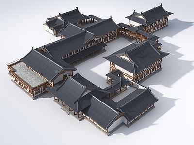 新中式中式古建筑 中式合院 中式古建 紫竹精舍 文化会馆 网红打卡点