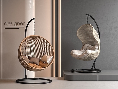 侘寂吊椅 侘寂风吊椅 懒人吊椅 吊椅