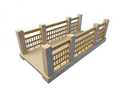 现代其他景观小品 桥