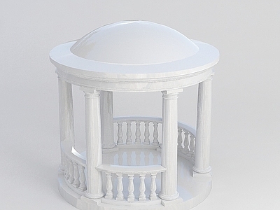 现代其他景观小品 凉亭