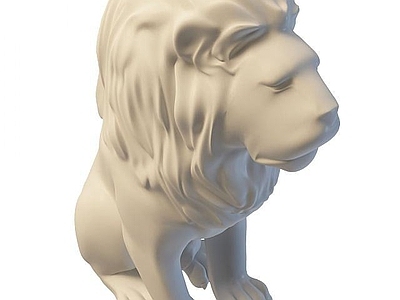 现代其他景观小品 狮子