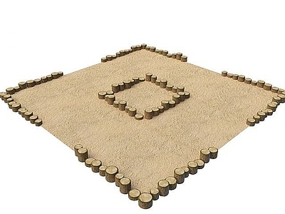 现代其他景观小品 园林小品