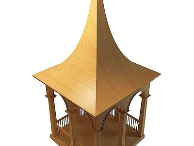 现代其他景观小品 凉亭