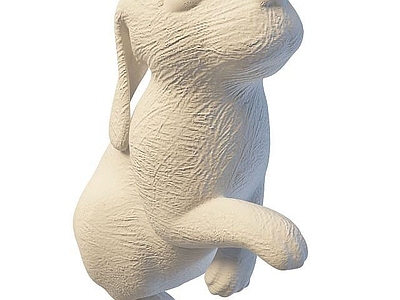 现代其他景观小品 兔子雕塑