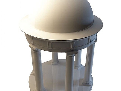 现代其他景观小品 凉亭