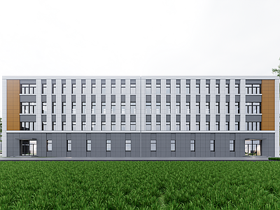 现代厂房 现代厂房 现代工业厂房 多层厂房 厂房建筑 现代简约厂房
