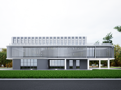 现代售楼处建筑 产业园售楼处 产业园销售中心 厂房售楼处 产业园展览中心 现代售楼处建筑