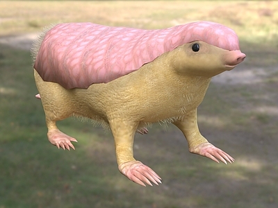 爬行类动物 粉红犰狳 犰狳 动物 生物