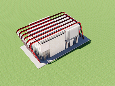现代其他景观小建筑 配套建筑