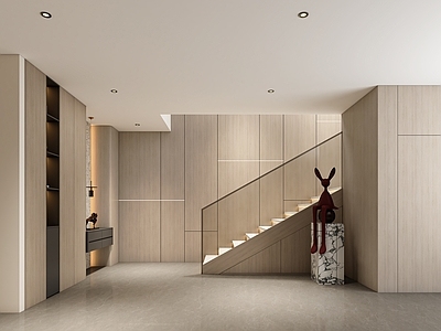 现代楼梯间 现代楼梯间