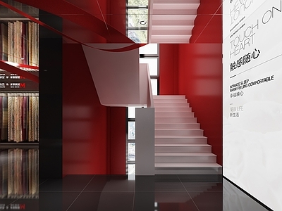 现代楼梯间 现代楼梯间 布料