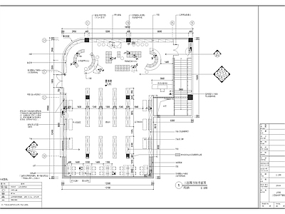 现代其他教育空间 学校图书 施工图