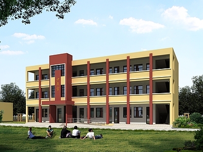 现代学校建筑 教学楼 施工图