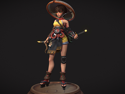 女人 武士刀 女角色 美女战士 动漫剑客 女侠客