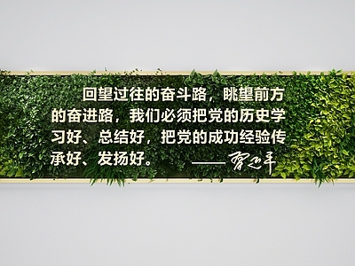 现代党建展厅 现代党建文化墙 党建主题文化墙 党建室文化墙 党建文化 绿植墙