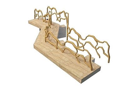 现代其他景观小品 桥