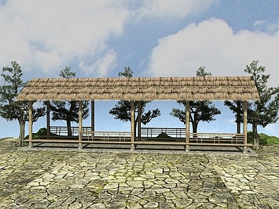 现代其他景观小品 乡村建筑文化建筑
