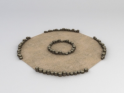 现代其他景观小品 园林小品