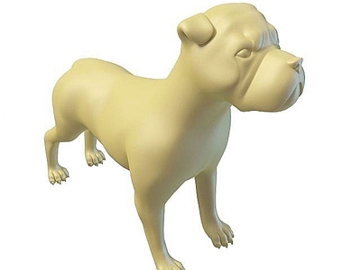 现代其他景观小品 小狗雕塑