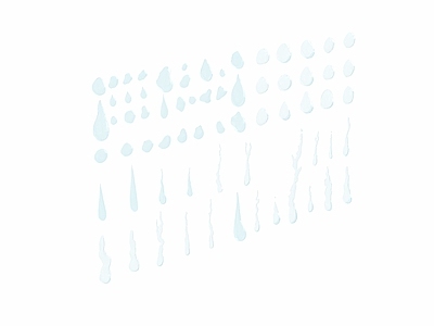 现代摆件组合 现代水滴组合 创意水滴 滴水流水 创意艺术水幕水 景观水晶