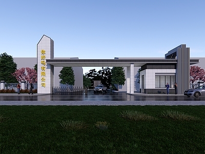 现代入口大门 厂区入口大门 小区入口大门 公司入口大门 公园入口大门 学校入口大门