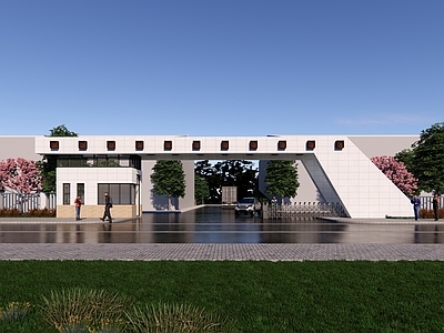 现代入口大门 学校入口大门 小区入口大门 公司入口大门 公园入口大门 厂区入口大门