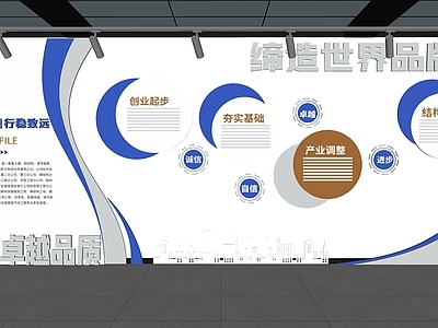 现代文化墙 企业文化墙 企业品牌墙 企业走廊文化墙 企业简介文化墙