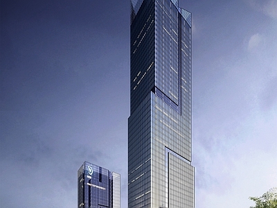 现代办公楼 办公楼 建筑表现 室外 多层办公楼 高层办公楼