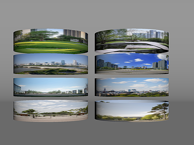 现代景观公园 现代景观公园 户外环绕背景 城市背景 深林背景