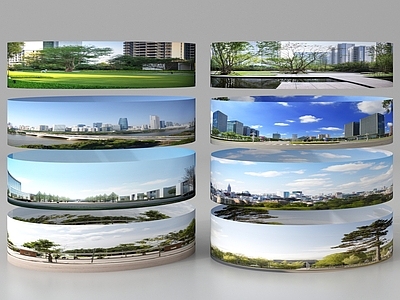 现代其他景观小品 深林背景 城市背景 户外环绕背景 现代景观公园